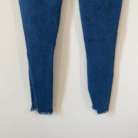 ABERCROMBIE & FITCH Curve Love Super Skinny Ankle High Rise Jeans 23 or 000S Emo - Picture 8 of 9